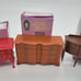 Marx LITTLE HOSTESS Chest of Drawers Lowboy Sideboard Vntg Dollhouse Furniture