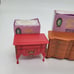 Marx LITTLE HOSTESS Chest of Drawers Lowboy Sideboard Vntg Dollhouse Furniture