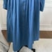 Vintage 80s 90s Urban Cowgirl Together! Country Denim Lace Dress Midi L