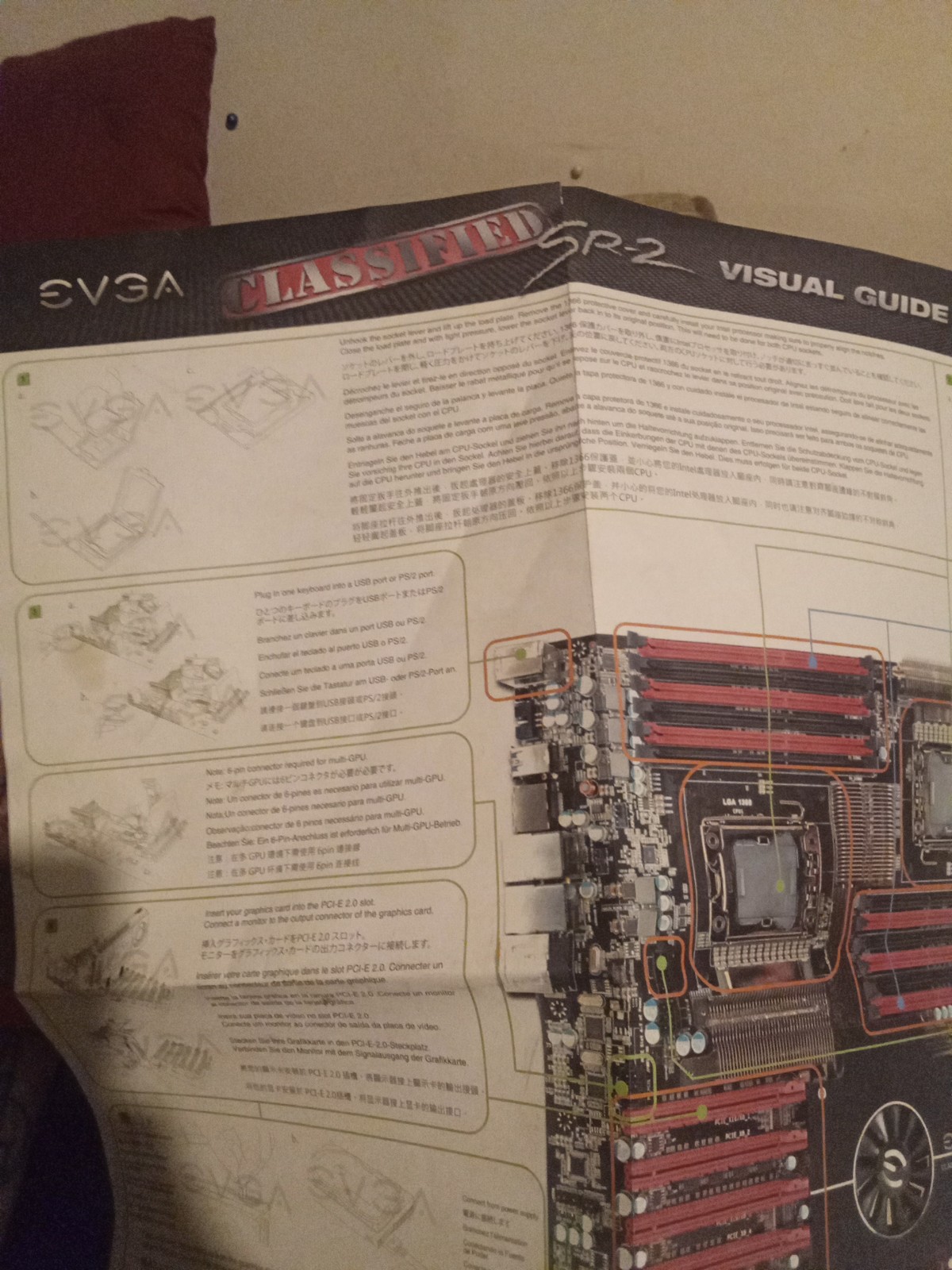 EVGA classified SE-2 motherboard new