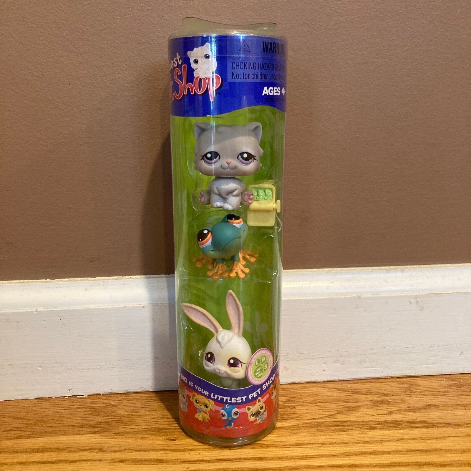 Littlest Pet Shop Springtime Fun Pet Tube 7 263 Cat 264 Frog 265 Rabbit NIB NFRB