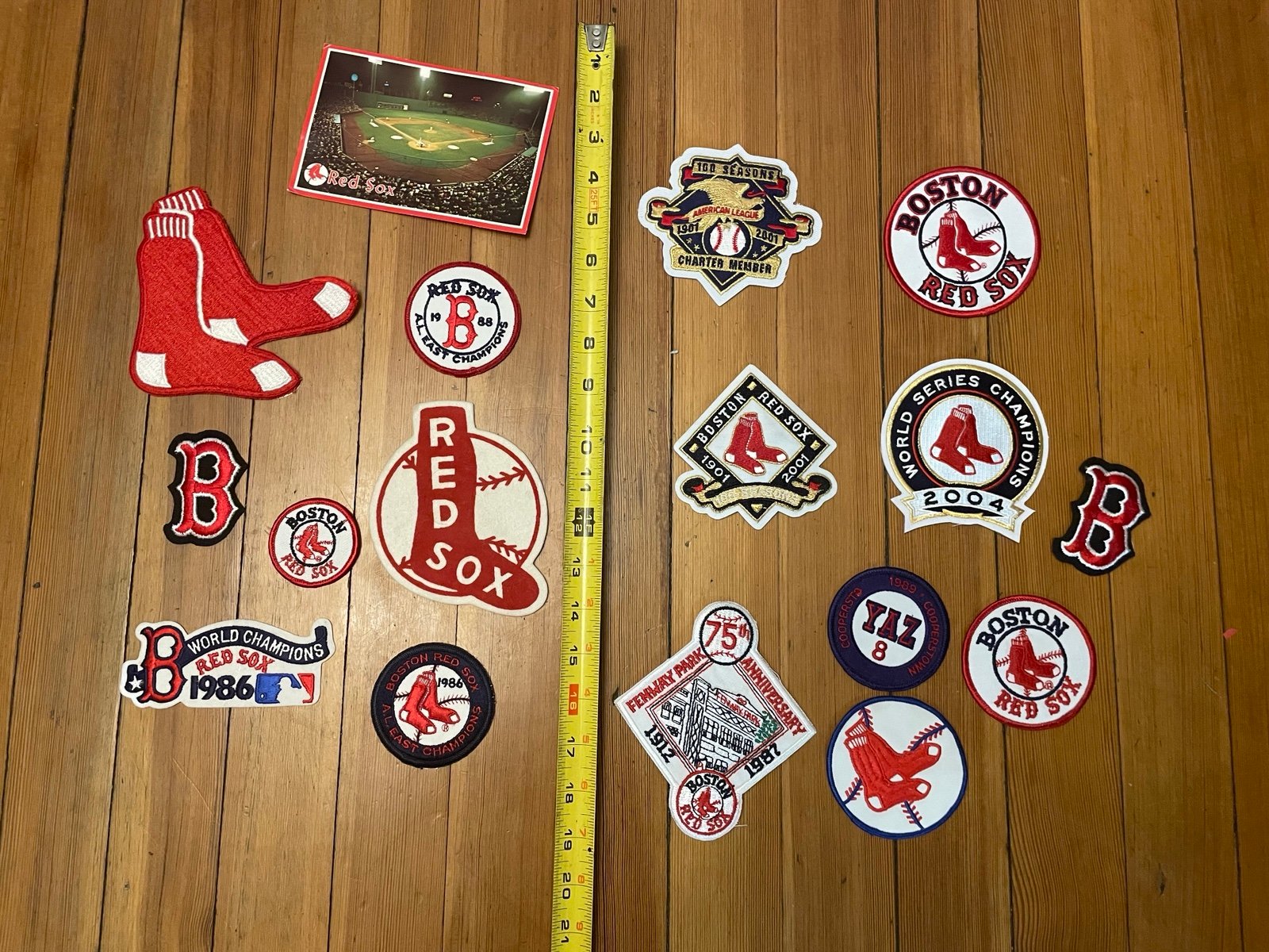 BOSTON Red Sox Baseball Patches - Iron On 16 !!!
