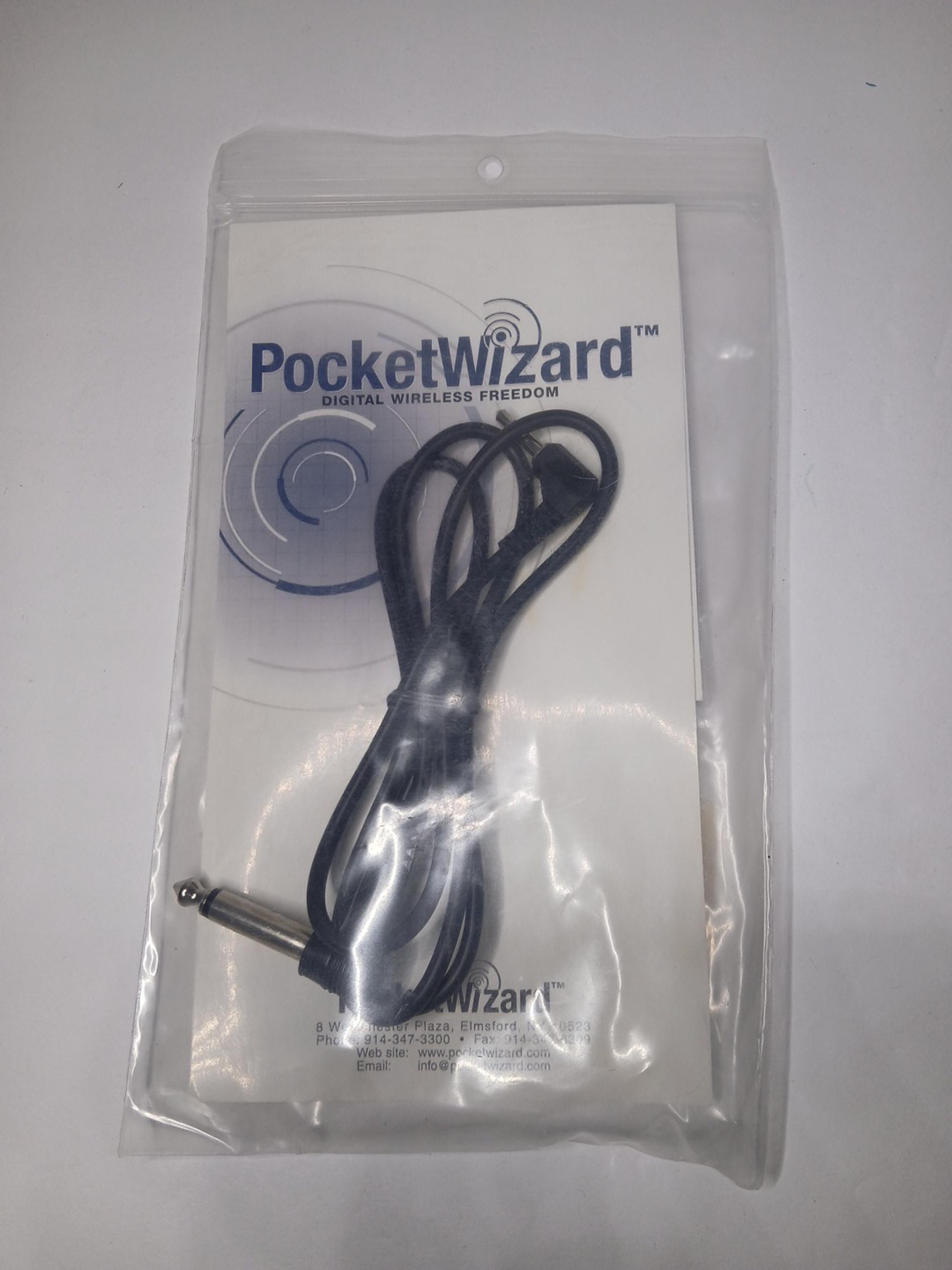 Pocket Wizard Phono 1/4" To 3.5mm Miniplug 3' Cable New - Opened Cord