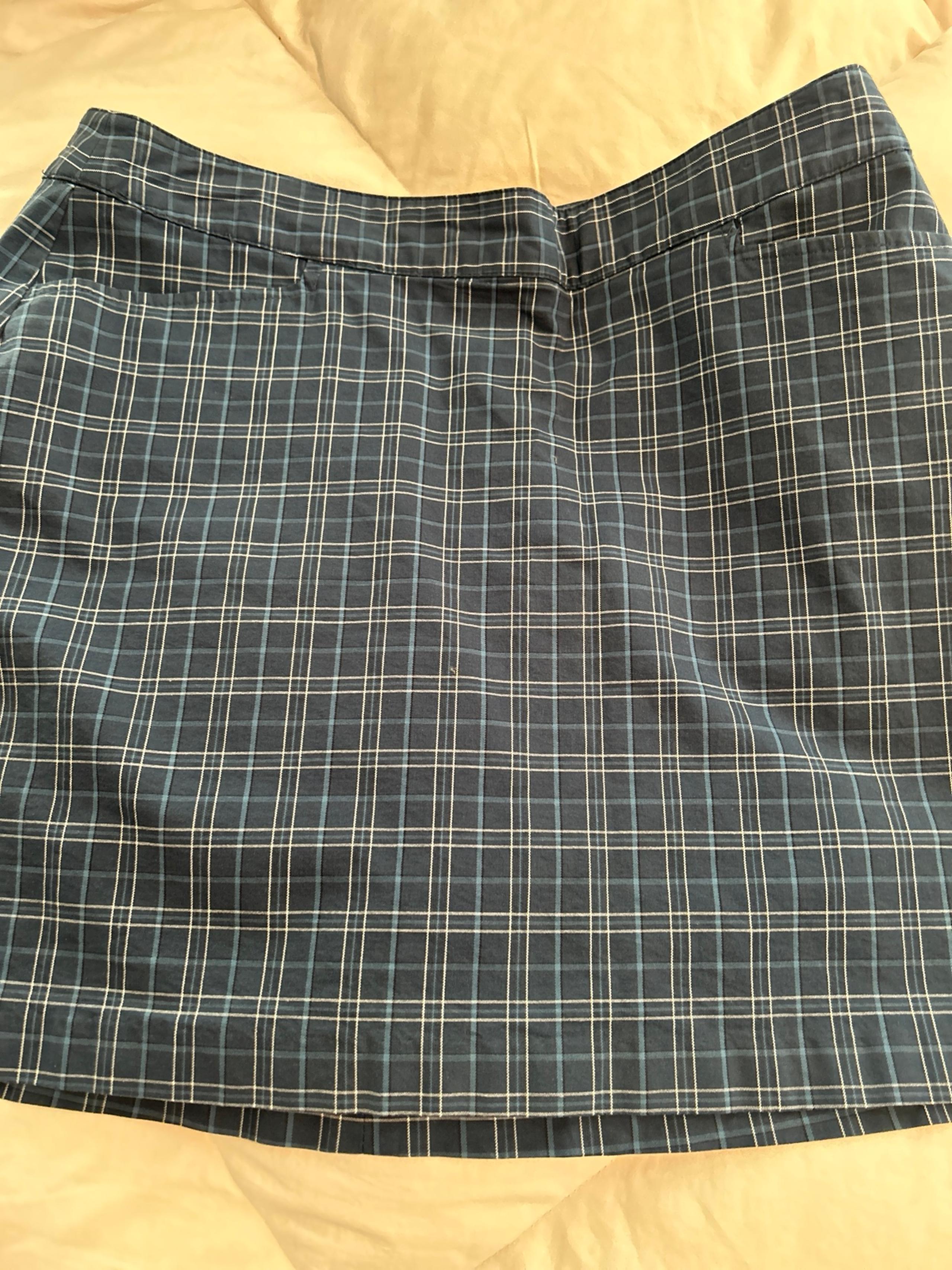 Lady Hagen Plaid Active Wear Golf Skirt Skort Women's Size 6 Multicolor