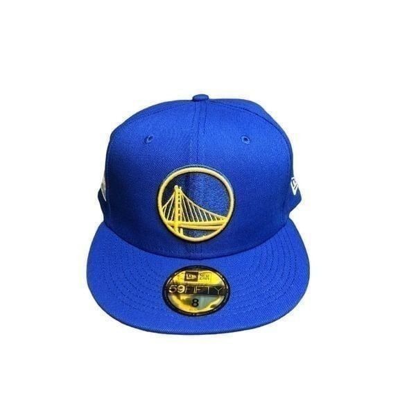 New Era Golden State Warriors Pop Citrus 59FIFTY Fitted Cap Hat Size 8