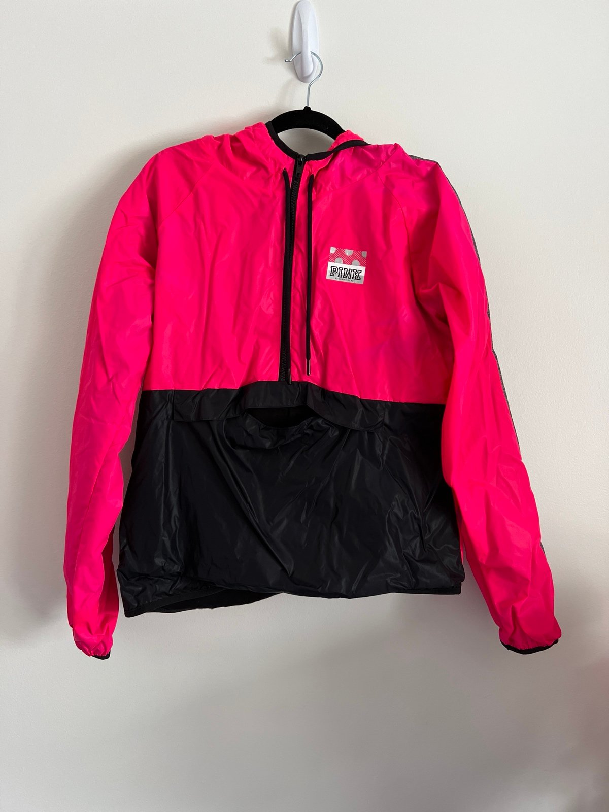 PINK Half Zip Rain Jacket