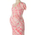 Seraphine Abella Wrap Maternity Nursing Coral Dress 6
