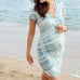 Seraphine Abella Wrap Maternity Nursing Coral Dress 6
