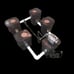 4-Plant 5.3-Gallon SUPER-RDWC Complete Hydroponic Grow System 2 PVC & Bulkheads