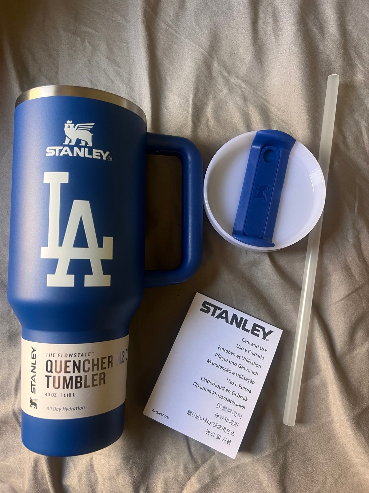 LA Dodgers Stanley Cup 40oz