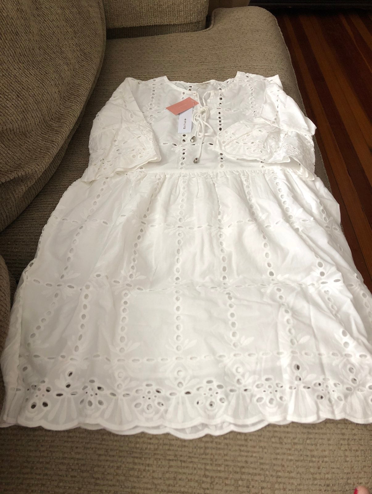 Pilyq white eyelet clarissa dress