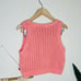 Levi's knit BABY BLUE SWEATER VEST quartz pink coral blush
