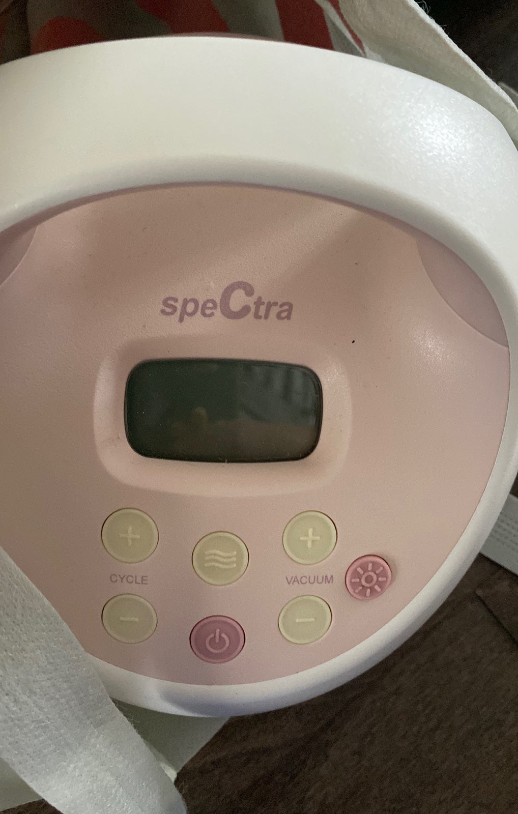 The breast pump cord has been used once, the machine is new