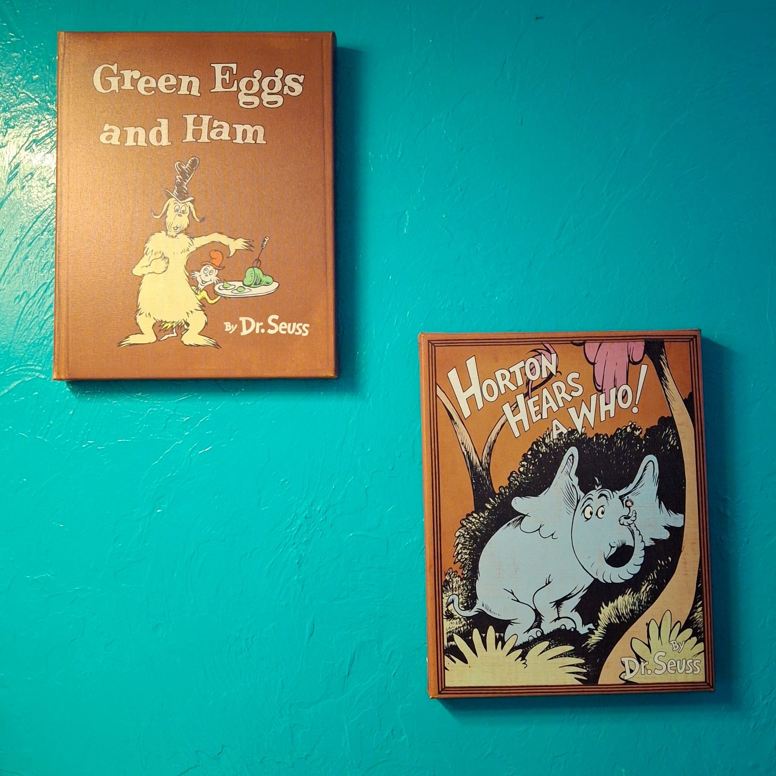 Dr. Seuss Green Eggs & Ham Horton Hears A Who Wall Art Cat In The Hat Home Decor
