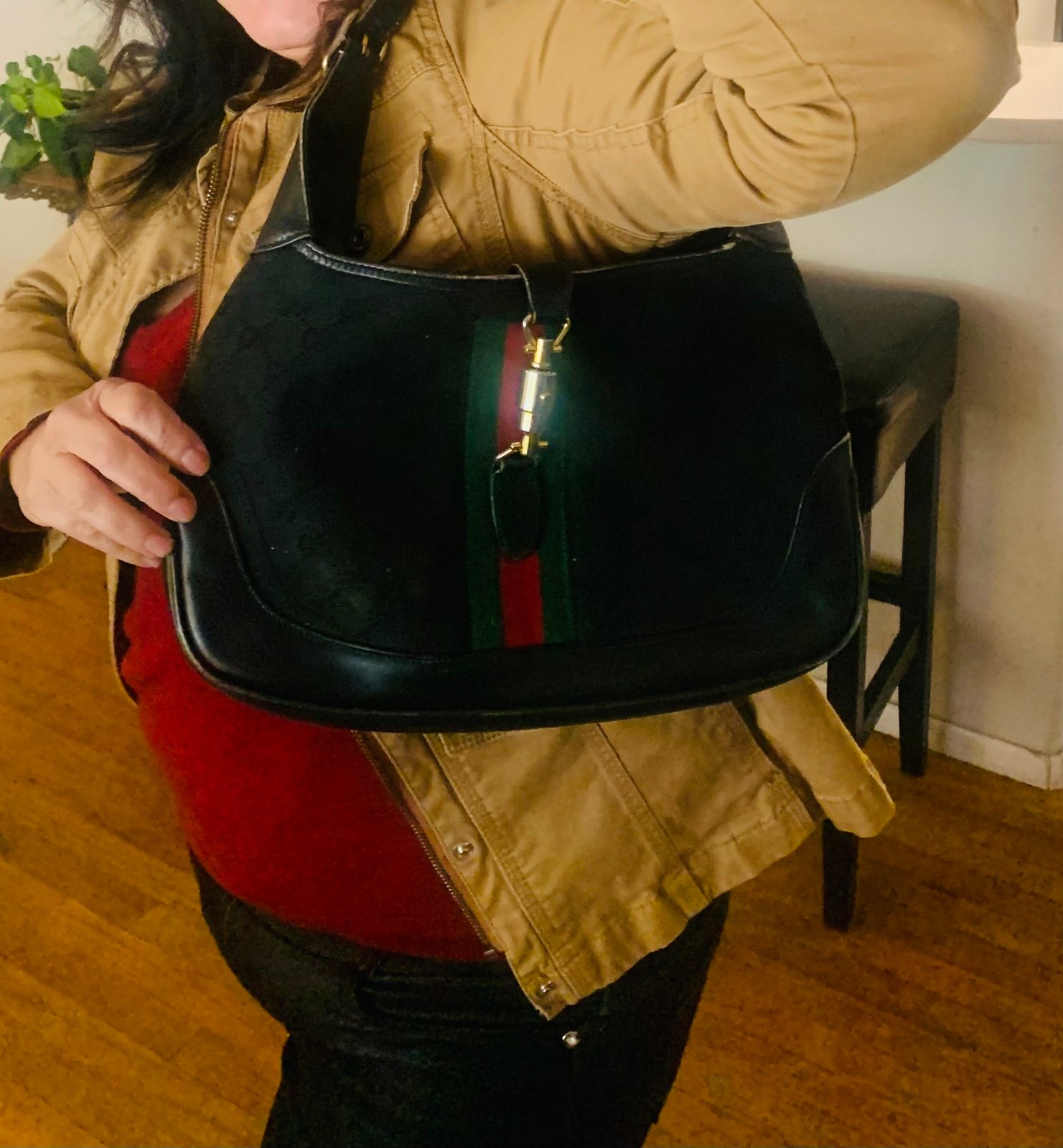 Gucci Jackie O kiss key bag in vintage beautiful condition- must have RARE