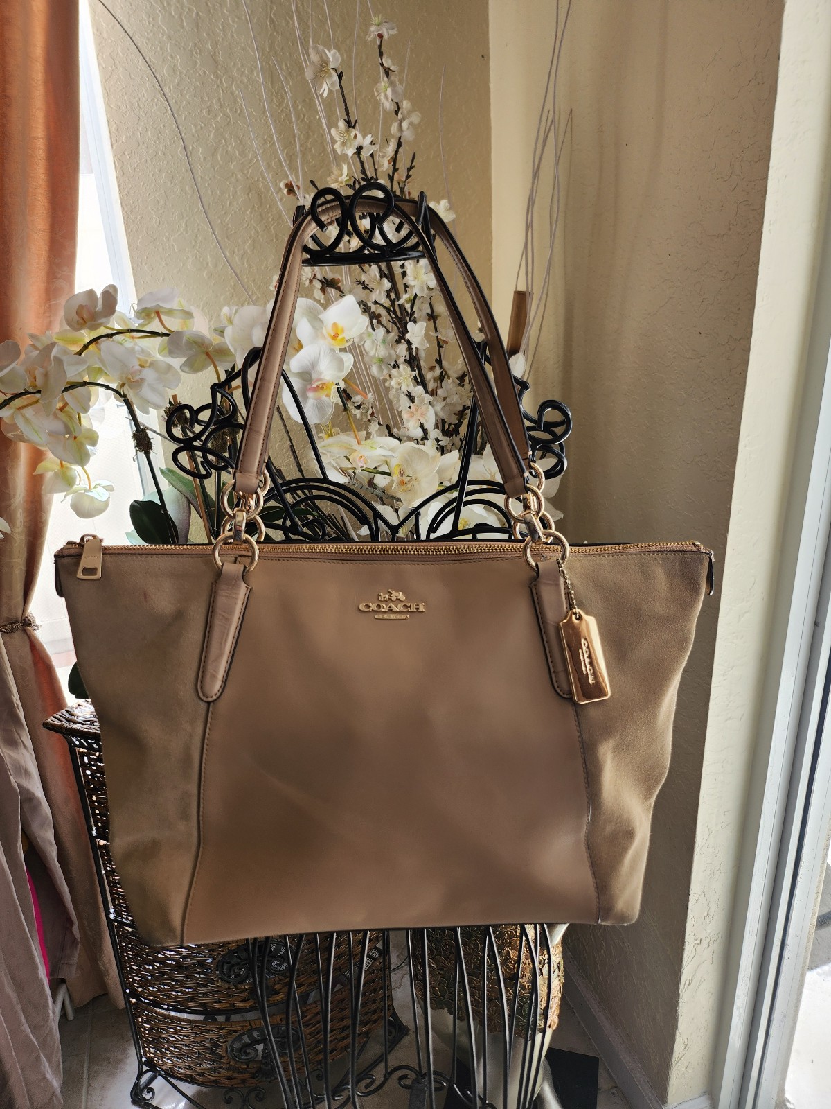 Coach Ava leather tote