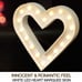12 Inch Lighted Heart Marquee Light - Large Marquee Hearts With Timer