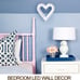 12 Inch Lighted Heart Marquee Light - Large Marquee Hearts With Timer