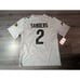 Shedeur Sanders #2 Colorado Buffaloes Big 12 Gray Football V Neck Jersey Small