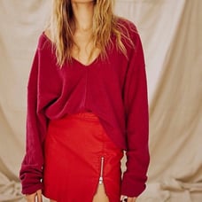 Free People Solitaire Cashmere V sweater