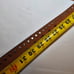 Adoppia Vita Made In Italy 90 Womens Leather Belt 1.5 Wide Brown Brass Buckle