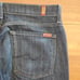 7 For All Mankind Bootcut Jeans Dark Wash Stretch Made In The USA Mens 33x33