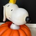 Peanuts Snoopy & Woodstock Halloween Light-up Blow Mold Pumpkin 20 tall