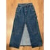 MOON RIVER Women's Front Slit Straight Line Denim Midi Skirt size S NWOT