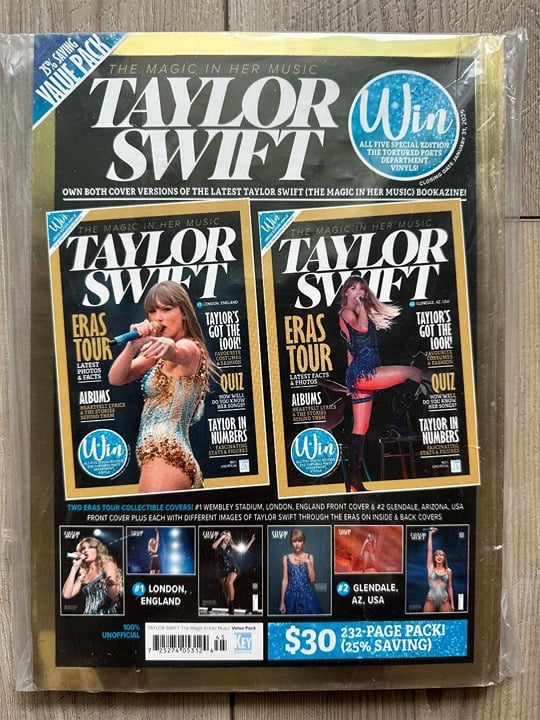 2024 TAYLOR SWIFT Magazine ERAS TOUR Key Special Edition MAGIC IN HER MUSIC Set