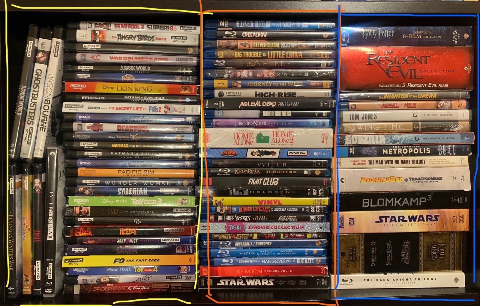Blu ray/3d/steelbook/4k
