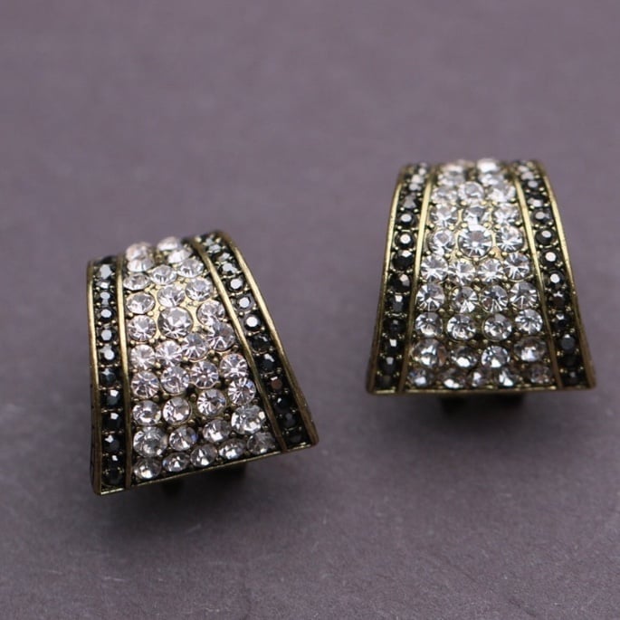 Heidi Daus Say it With Style Crystal Pierced Earrings