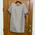 NWT Emporio Armani Short Sleeve Tweed Fringe Trim Dress