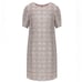 NWT Emporio Armani Short Sleeve Tweed Fringe Trim Dress