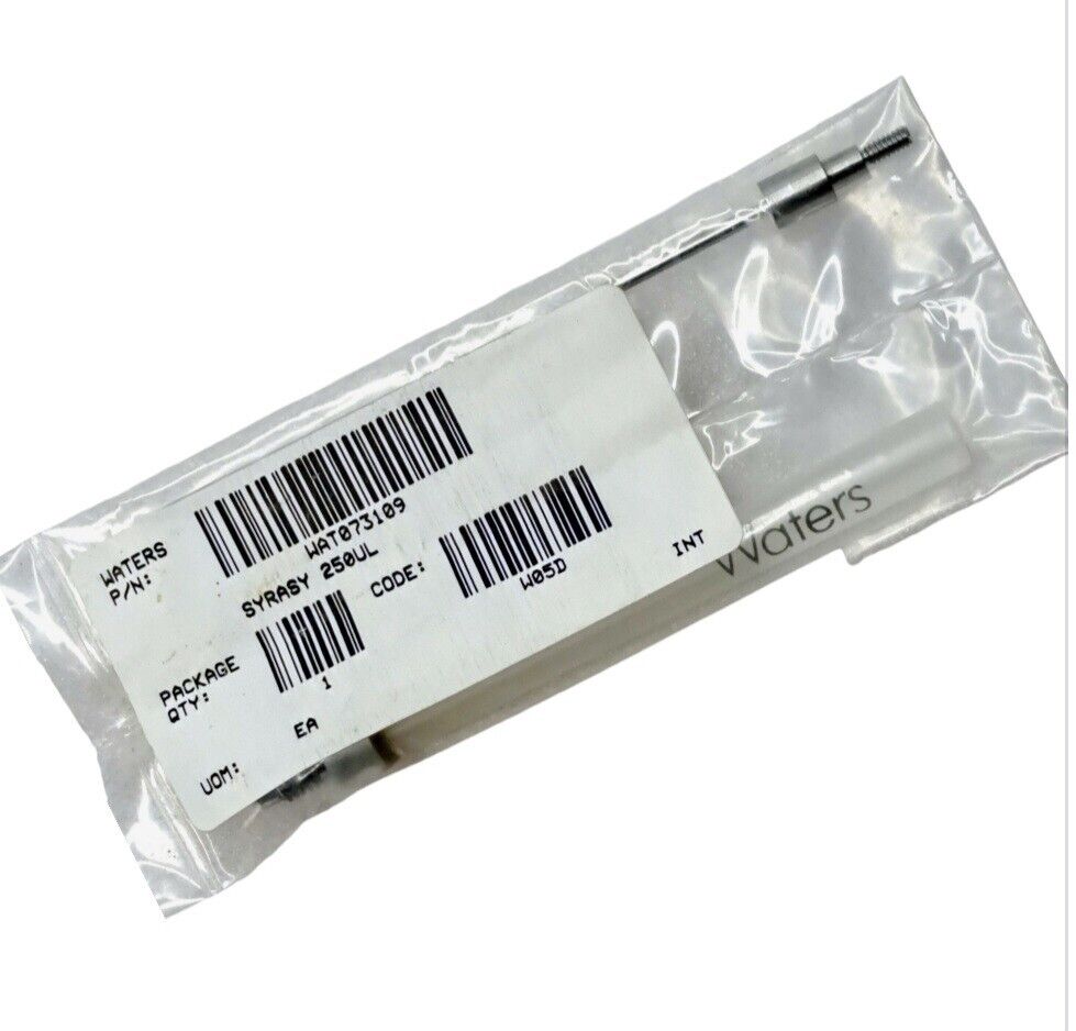 Waters Syringe, 250 µL Standard 717 Autosampler 2695 2695D WAT073109 NEW SEALED
