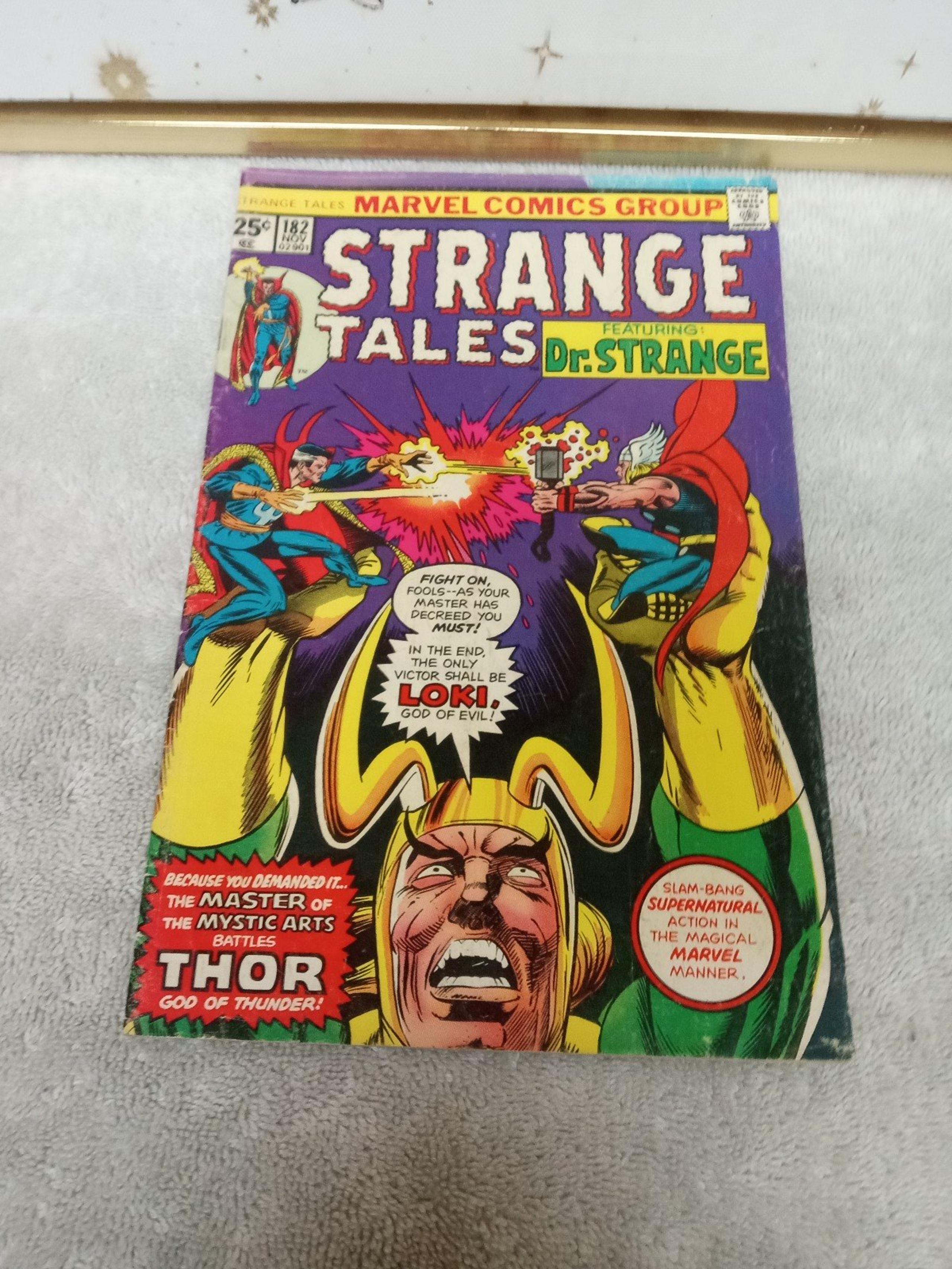 STRANGE TALES VINTAGE MARVEL COMIC BOOK