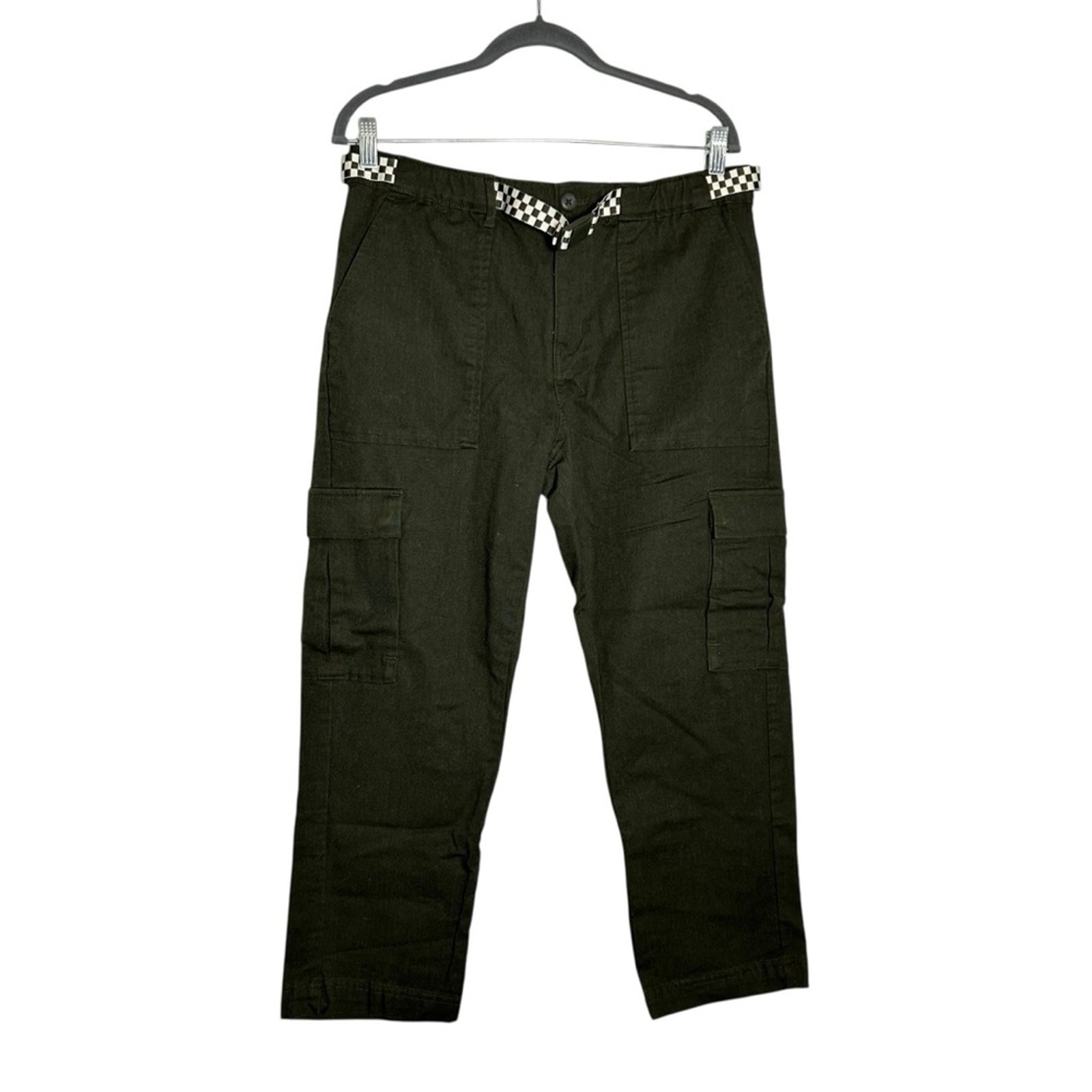 Eddie Bauer X The Great Womans Green Cropped Cargo Pants Size 8