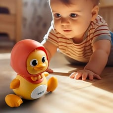 1pc Baby Electric Walking Duck, Funny Magnetic Swinging Toy, Gift For Kids