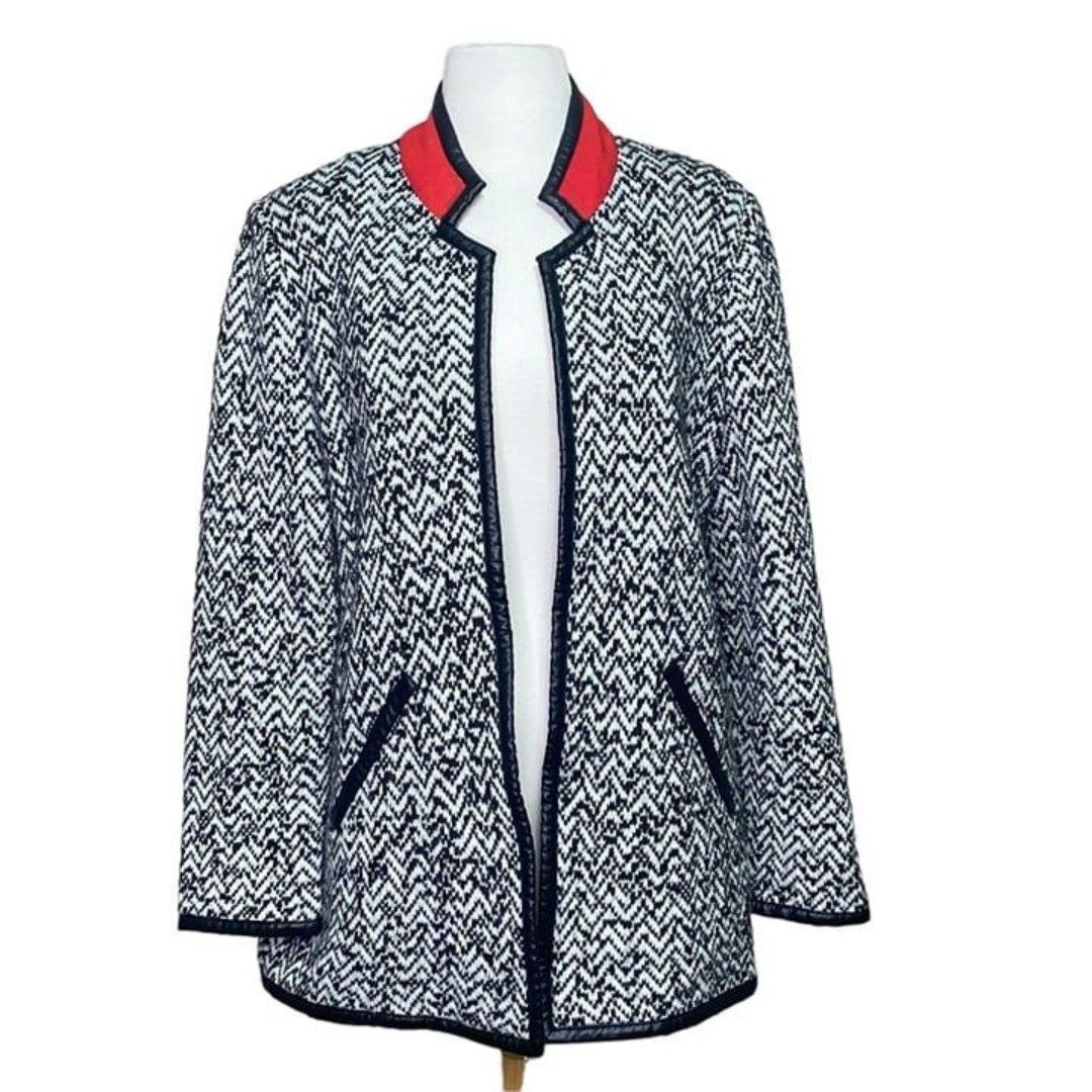 Ming Wang Cardigan Sweater Jacket Size Large