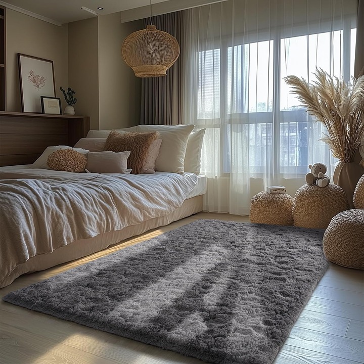 BRAND NEW Soft Area Rugs for Living Room Bedroom 4x6 Feet Fluffy Fuzzy