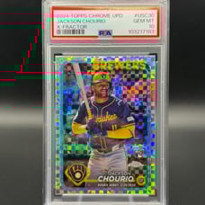 2024 Topps Chrome Update Jackson Chourio X-fractor #USC30 PSA 10