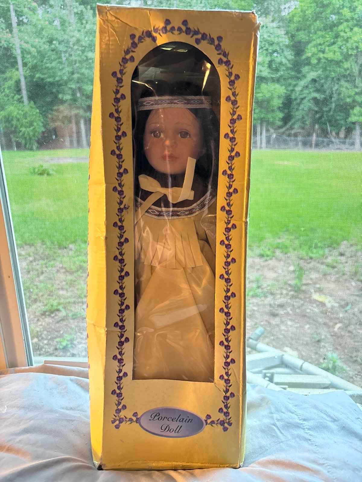Native American Porcelain Doll