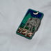 Yellowstone National Park Half Moon Wolf Lapel Pin Badge rare Vintage w5a1