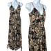 Free People Dainty Cottage Floral Linen Wide Leg One Piece Jumpsuit Size Medium