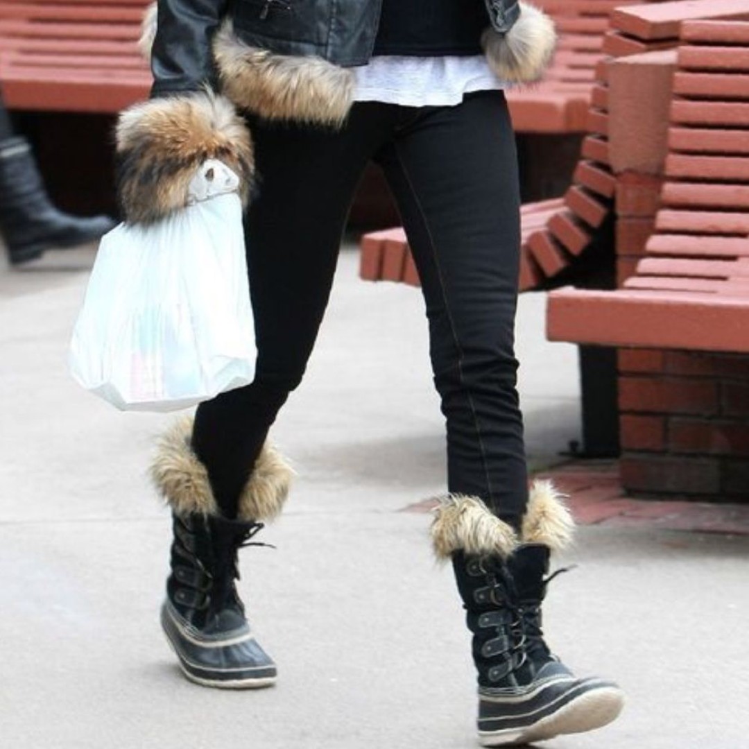 Sorel Joan of Arctic Leather Waterproof Lace Up Faux Fur Boots
