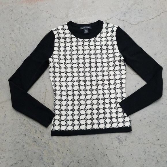 Banana Republic finest wool hatch sweater Small S