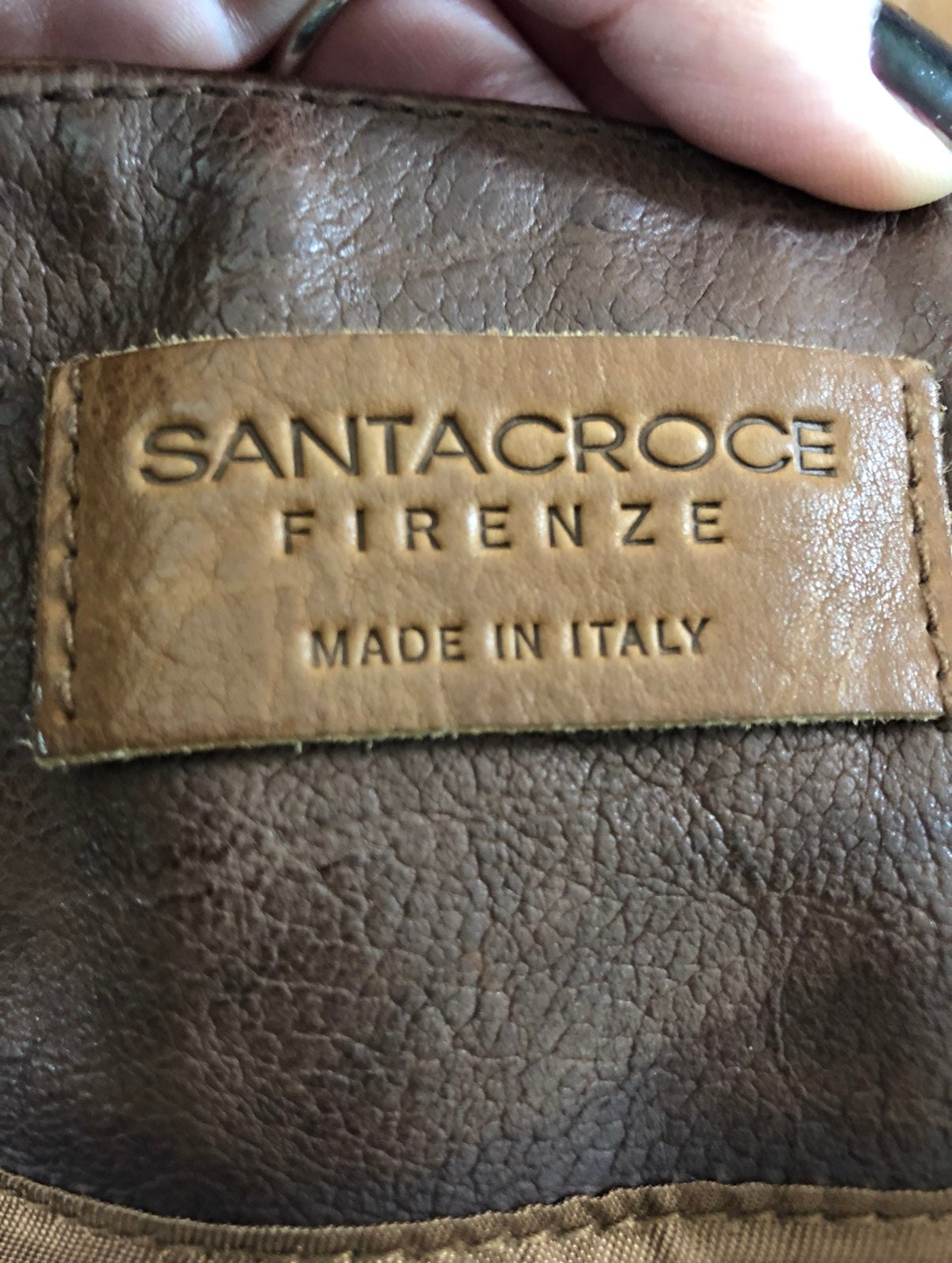 Santa Croce Leather Skirt