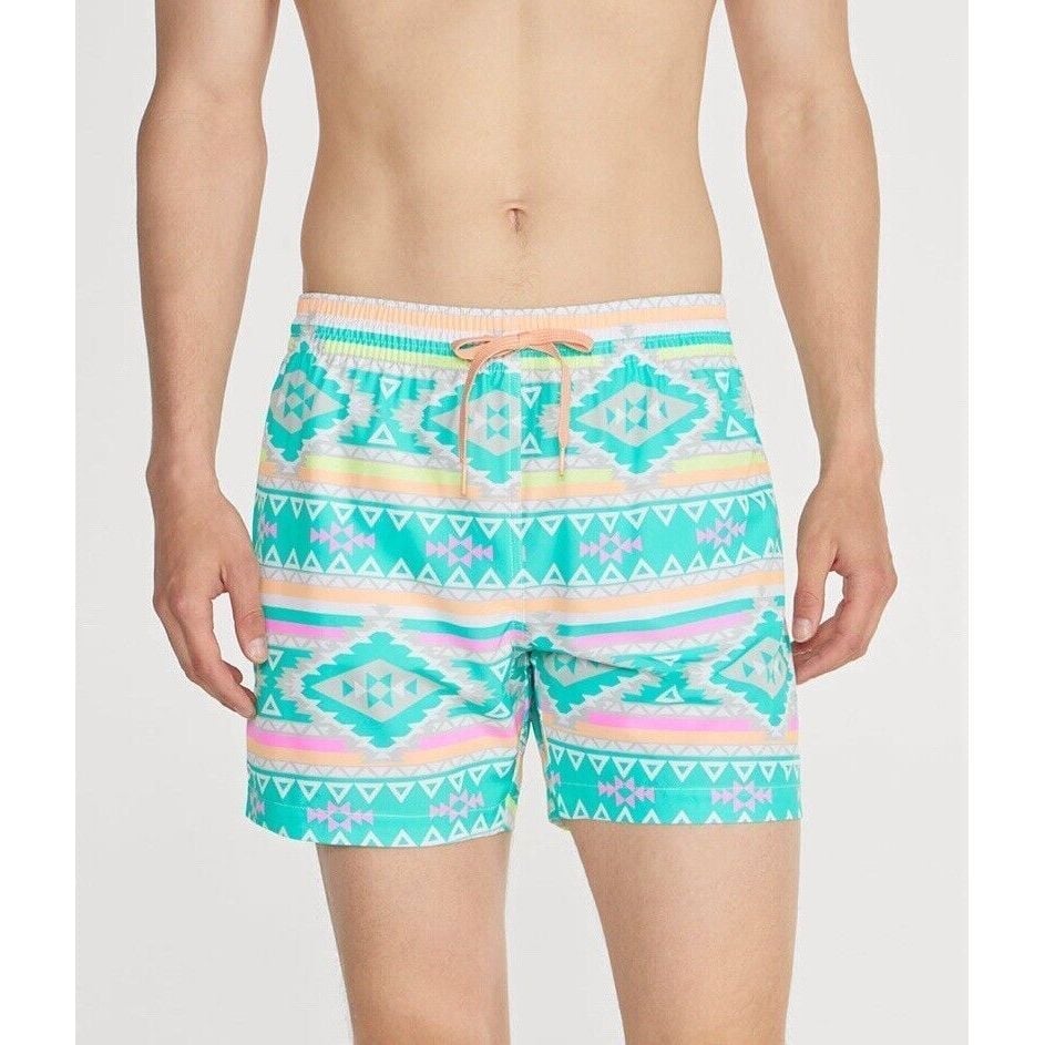 NWT Chubbies The En Fuegos 7 Stretch Classic Swim Trunk Shorts Size Large
