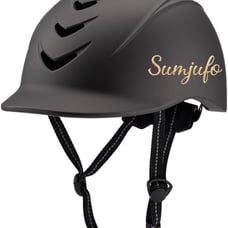 EQUESTRIAN HORSE RIDING HELMET Adjustable Light Weight Low Wind Resistance Grey