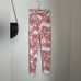 Beach Riot Sport Orange White Marble High Rise Leggings, Size Medium