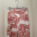 Beach Riot Sport Orange White Marble High Rise Leggings, Size Medium